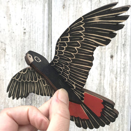 Male Red-tailed Black Cockatoo Mobile