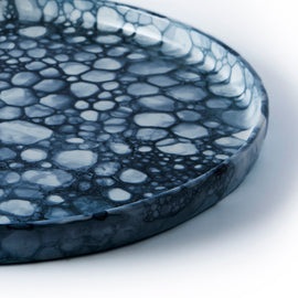 Black/Blue Bubble Plate