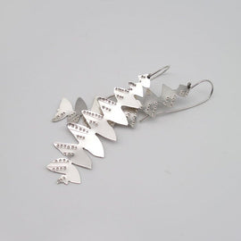 Banksia Grandis Leaf Silver Earrings