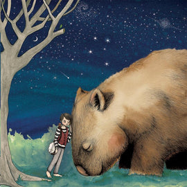 Giant Wombat Boy Card