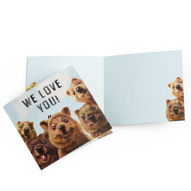 We Love You Quokkas Card