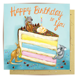 Musical Birthday Critters Card