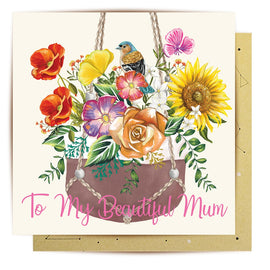 Hanging Pot Plant Mum Vol.2 Card