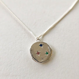 Currency et Trois Silver Necklace