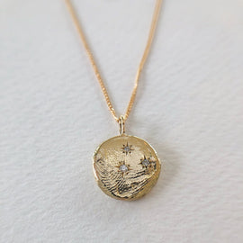 Infinite Currency Diamond Gold Necklace