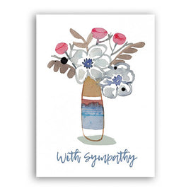 Sympathy Vase Card
