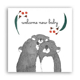 Koala Family Card