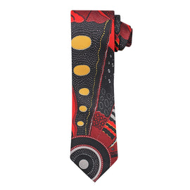 Norman Cox Red Tie