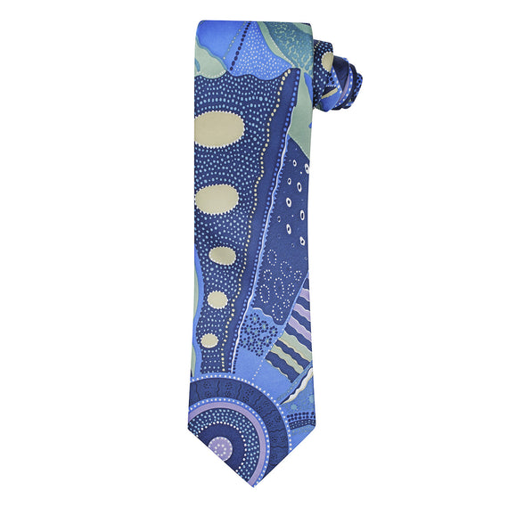 Norman Cox Blue Tie