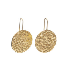 Round Texture Earrings