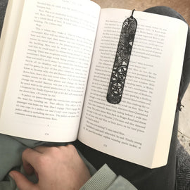 Flowering Gum Metal Bookmark