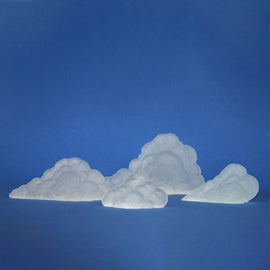 Glass Clouds in white