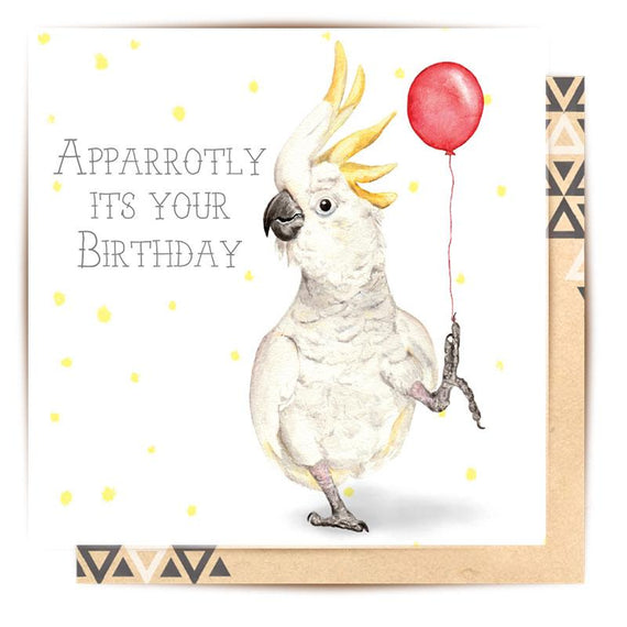 Apparrotly Birthday Card