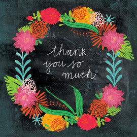 Botanical Thank You Card