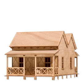 Double Gable Cottage Model Kit