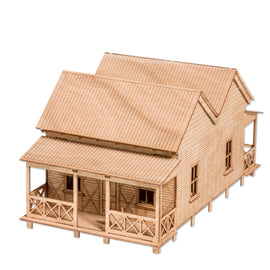 Double Gable Cottage Model Kit