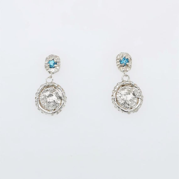 Royale Portrait Silver Earrings