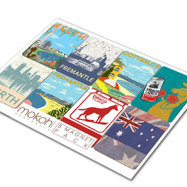 Vintage Western Australia Magnet Pack