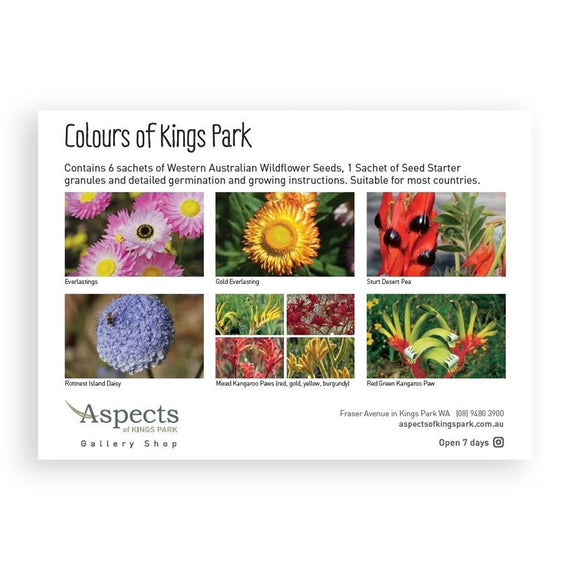australia wildflower seeds Western Australian Wildflower Seed Folder – Aspects of Kings Park
